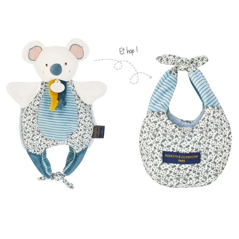  - les petits fûtés - handpuppet blue yoca the koala 30 cm 